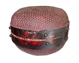 Asian Lotus Flower Fishing Basket