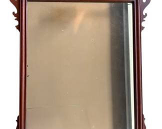 Vintage Wood Wall Mirror