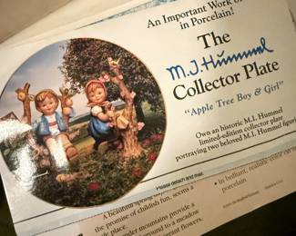 M.J. Hummel Collector Plate 