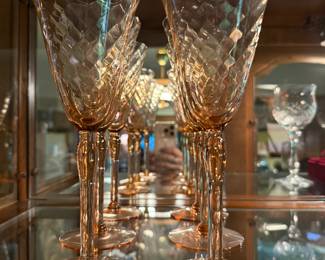 Vintage Pink Glasses from France