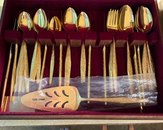 Vintage Silver Plate Silverware Set