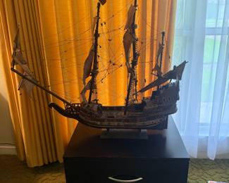 Vintage Pirate Ship Model