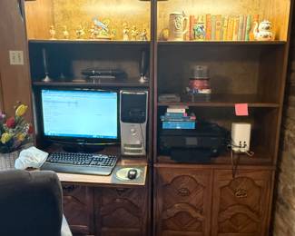 Computer/Entertainment Center - Solid Wood