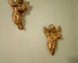 Vintage Wall Cherubs 