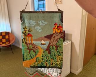 Vintage Hand-Beaded Purse 