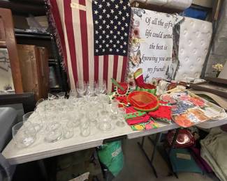 Glass sets and watermelon items