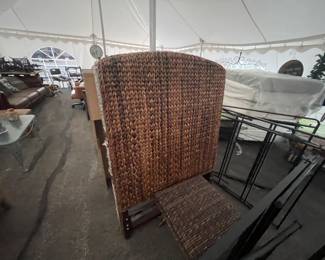 2 matching Pottery Barn head boards with bench