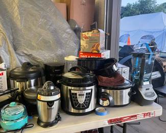 Bullet, rice cooker, blenders, egg cooker,crockpot, coffee maker, etc….. so many kitchen gadgets