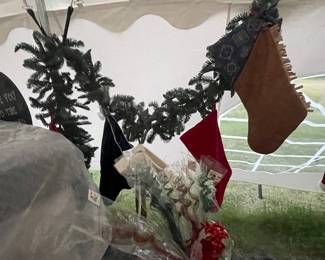 Garland and stockings