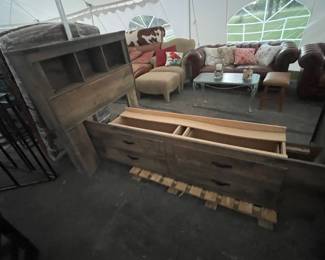 twin bed set with drawers