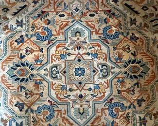 Vintage Hand-Knotted Persian Malayer Rug, Mid 20th Century (8' 10" X 12' 8")