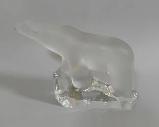 Crystal Polar Bear Figurine