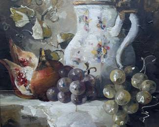 Pam Rogers (American, 1948), Teapot With Fruit, Late 20th Century