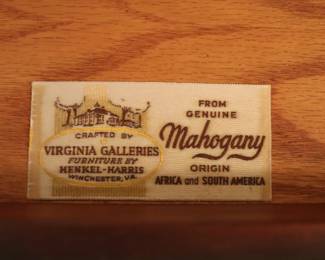 Henkel Harris Mahogany Gentlemans Chest