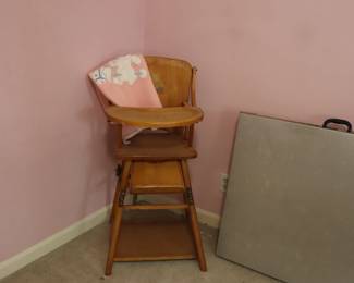 Antique baby High Chair