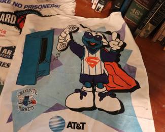 Vintage Charlotte Hornets Towels, Posters...