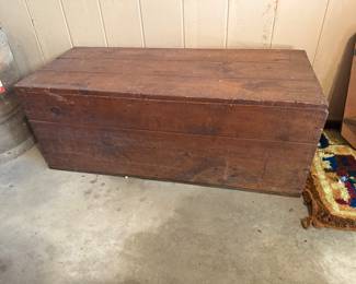 Another wood trunk. Garage