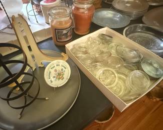 Assortment of Ball Jar Type Glass Lids…