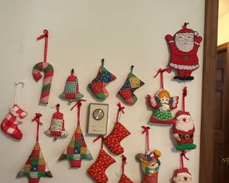 Vintage Quilt Style Ornaments