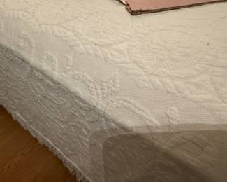 Up close photo of Bedspread from previous photo