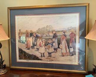 This picture is called “Berry Pickers” on their way home