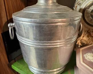 Vintage aluminum ice bucket