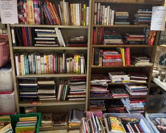 She loved cookbooks! Lots of spiral bound, cookbooks as well as others. Vintage Children’s books too