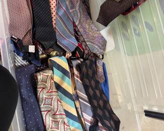 Tie collection, some vintage including Johnny Walker “Marietta Ga -men’s store