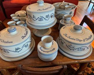 Louisville pottery 12 days of Christmas collection
