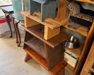 Wood stools and risers