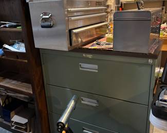 File Cabinets. Took Boxes and tools