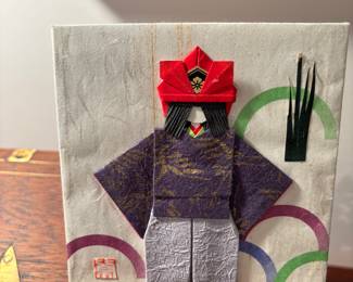 Origami paper art Japanese Doll