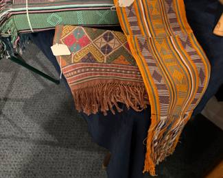 Tibetan Blanket upper left, India Mens Shoulder Bag, India Prayer Blanket