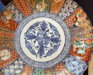 Imari Japanese Porcelain Plate produced in the town of Arita