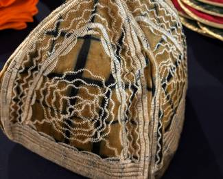 African mans hat
