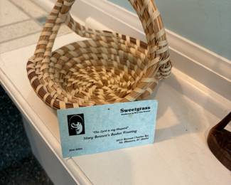 Sweetgrass basket