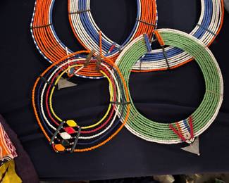 African Wedding Collars - actually this is worn as a set. We can sell as a set of individually.