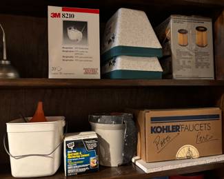 Kohler Faucet Parts, Water Spiget covers, face masks, filters, oil cans