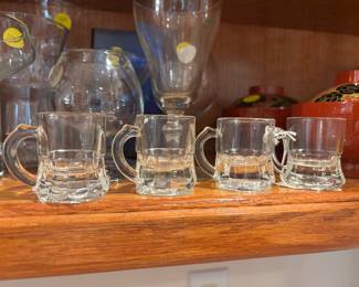 Love these mini glass mugs