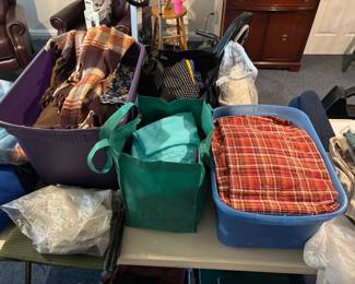 More fabric and scrapes sold by the tub