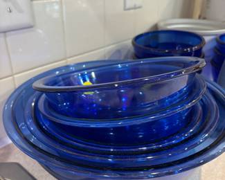 Cobalt Blue Mixing Bowls