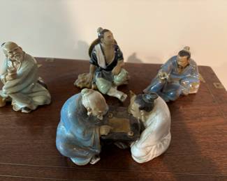 Mud Japanese Figurines