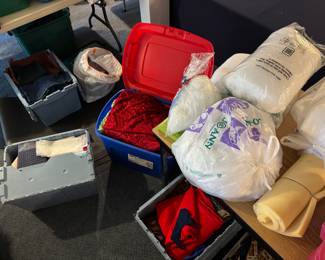 More supplies for quilting and upholstering.