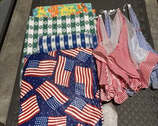 Outdoor Table Cloths and table umbrellas