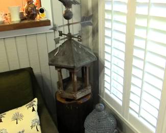 Vintage copper weathervane