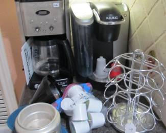 Full kitchen - small appliances, glassware, gadgets, utensils, cast iron, pots and pans sets, cookbooks, and more