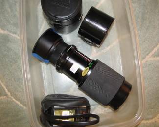 Vintage camera lenses
