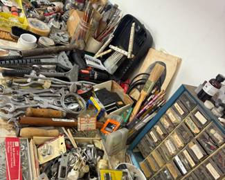 OK lets get down to the garage and the insane amount of TOOLS!