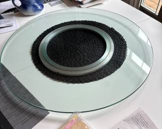 glass lazy susan