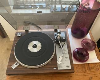 Fisher turntable shown open clean pristine